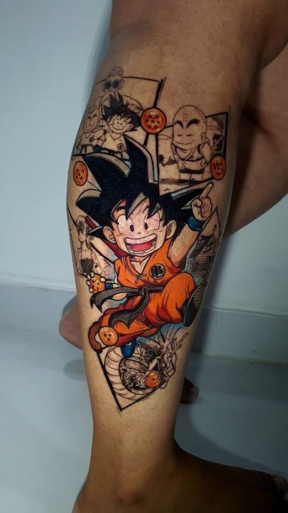 Arte de tatuagem 1 - Goku
