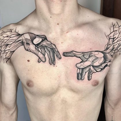 Arte de tatuagem 11 - Mãos
