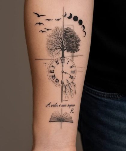 Arte de tatuagem 5 - A vida é um sopro