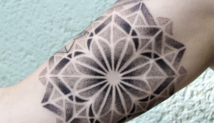 Arte de tatuagem 5 - Pontilhismo